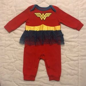 Wonder Woman with tutu jumpsuit